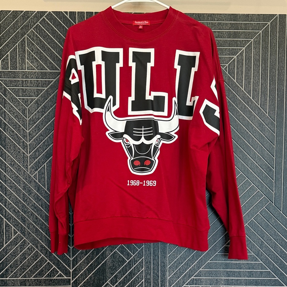 Mitchell & Ness Chicago Bulls Crewneck shirt